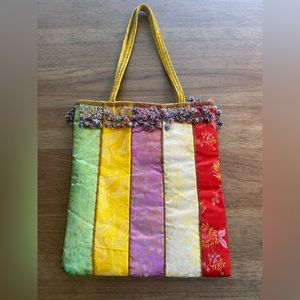 Darling Julie Miles Tapestry Beaded Festival Bag 😍